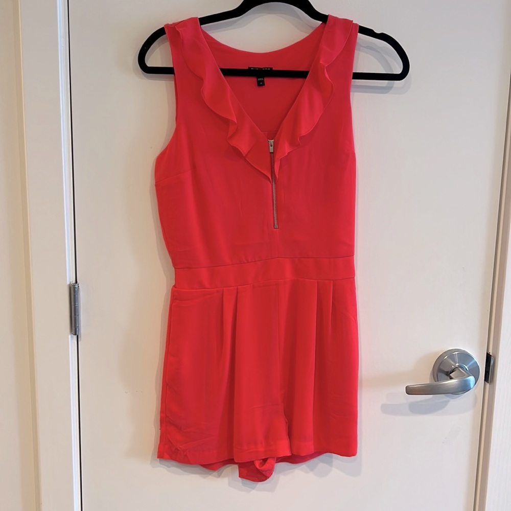 Pink mini romper from Express